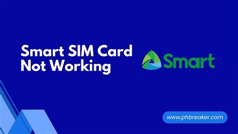 my smart sim card has no signal|sim card not working on laptop.